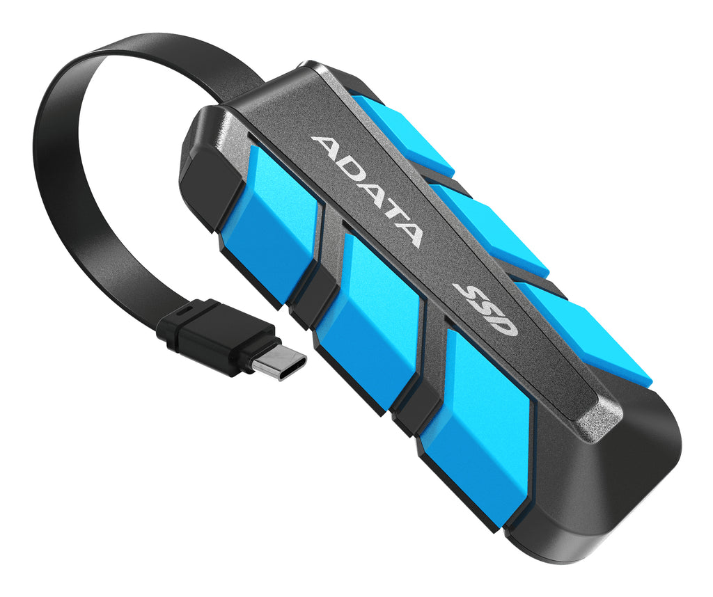 ADATA SC740 500 Go USB Type-C 3.2 Gen 2 (3.1 Gen 2) Noir, Bleu - vue 4