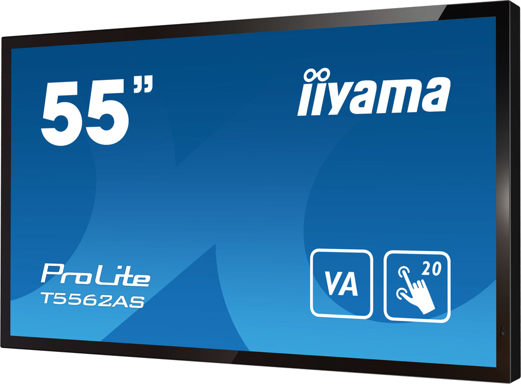 iiyama T5562AS-B1 Écran Interactif 54.6" 4K Ultra HD Tactile Android 8.0 Noir
