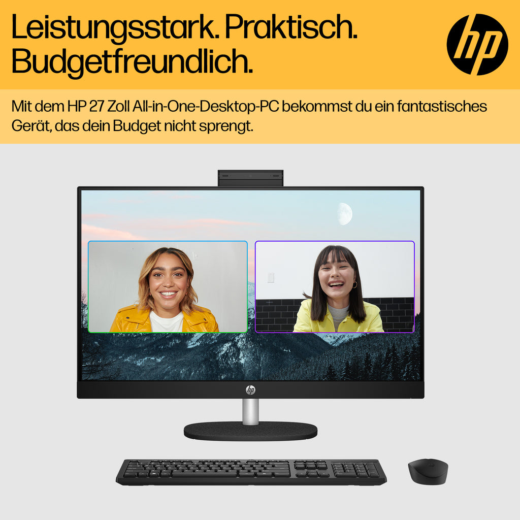 HP 27-cr0501ng Ordinateur Tout-en-un 68,6cm (27") Ryzen 5 8GB 512GB