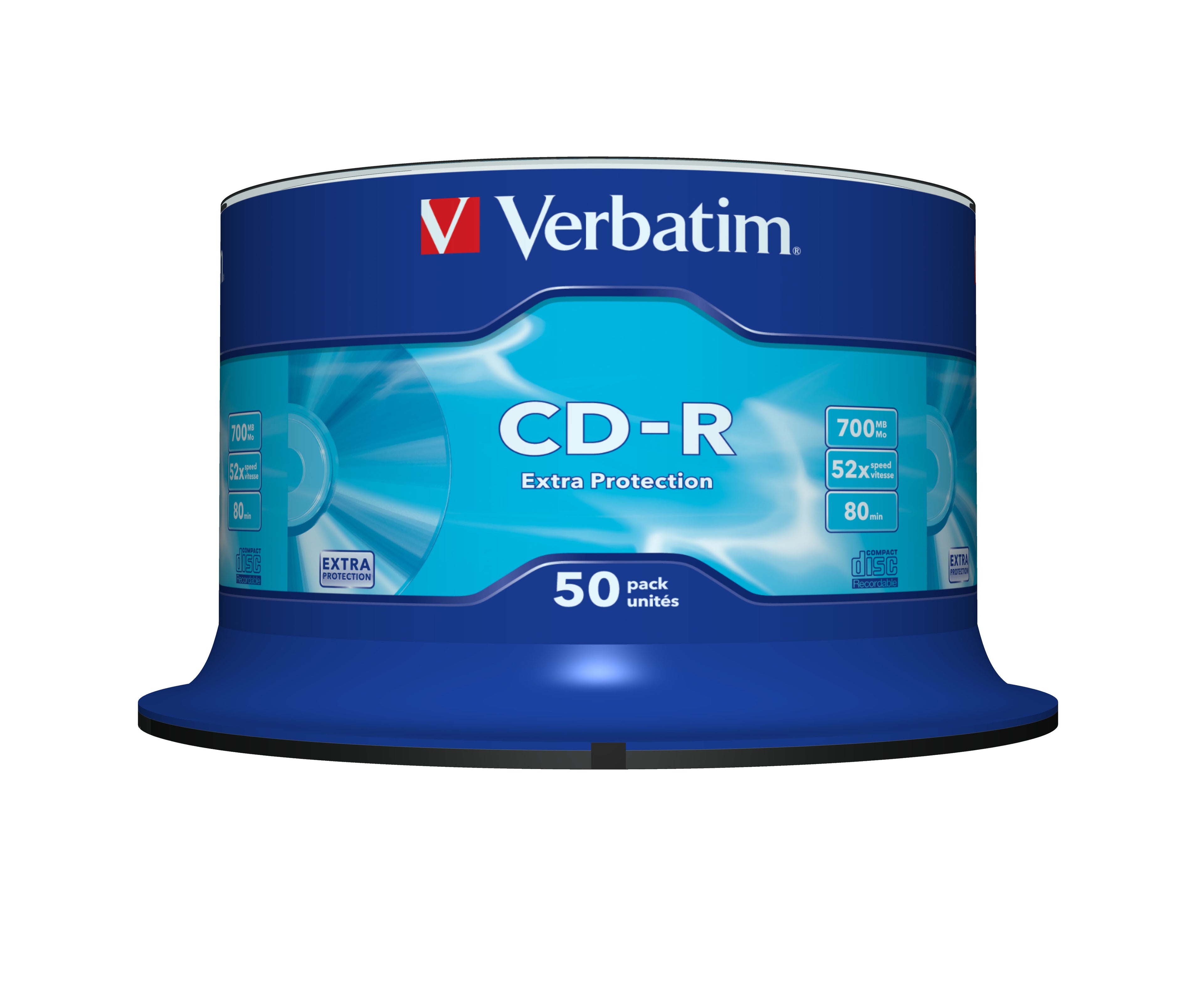 Verbatim CD-R Extra Protection 700 Mo 52x 50 pièce(s)
