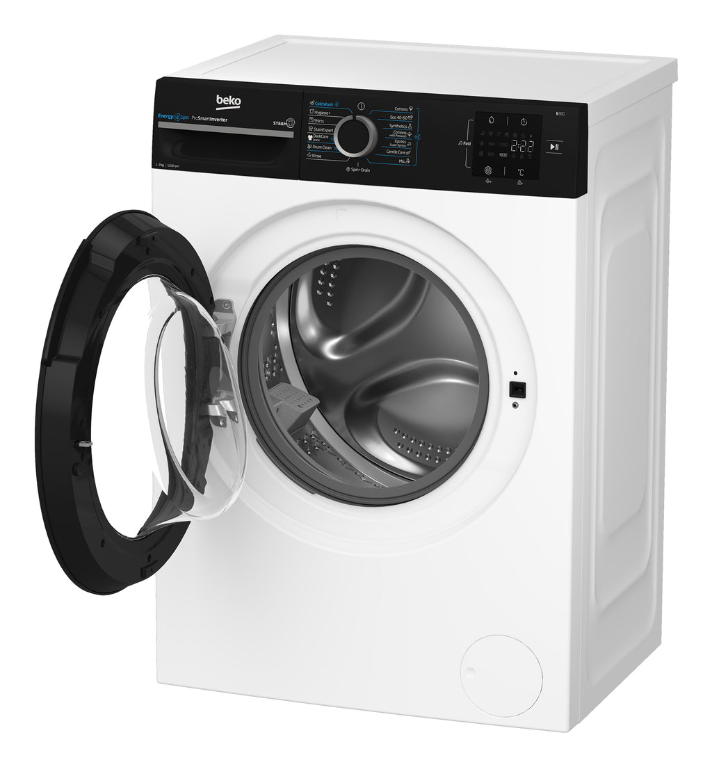Beko b300 BM3WFSU37213WPBB machine à laver Charge avant 7 kg 1151 tr/min Blanc