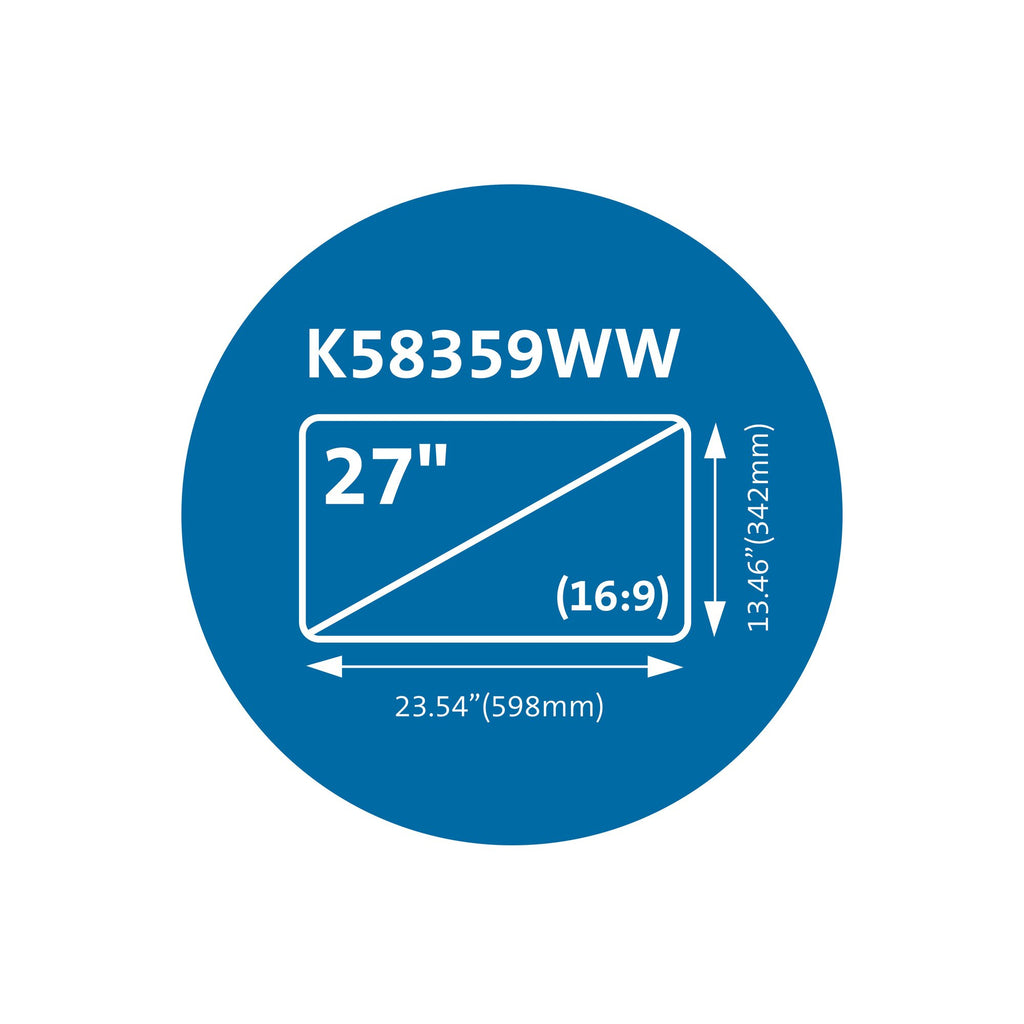 Kensington Filtre de confidentialité magnétique MagPro pour moniteurs 27" (16:9)