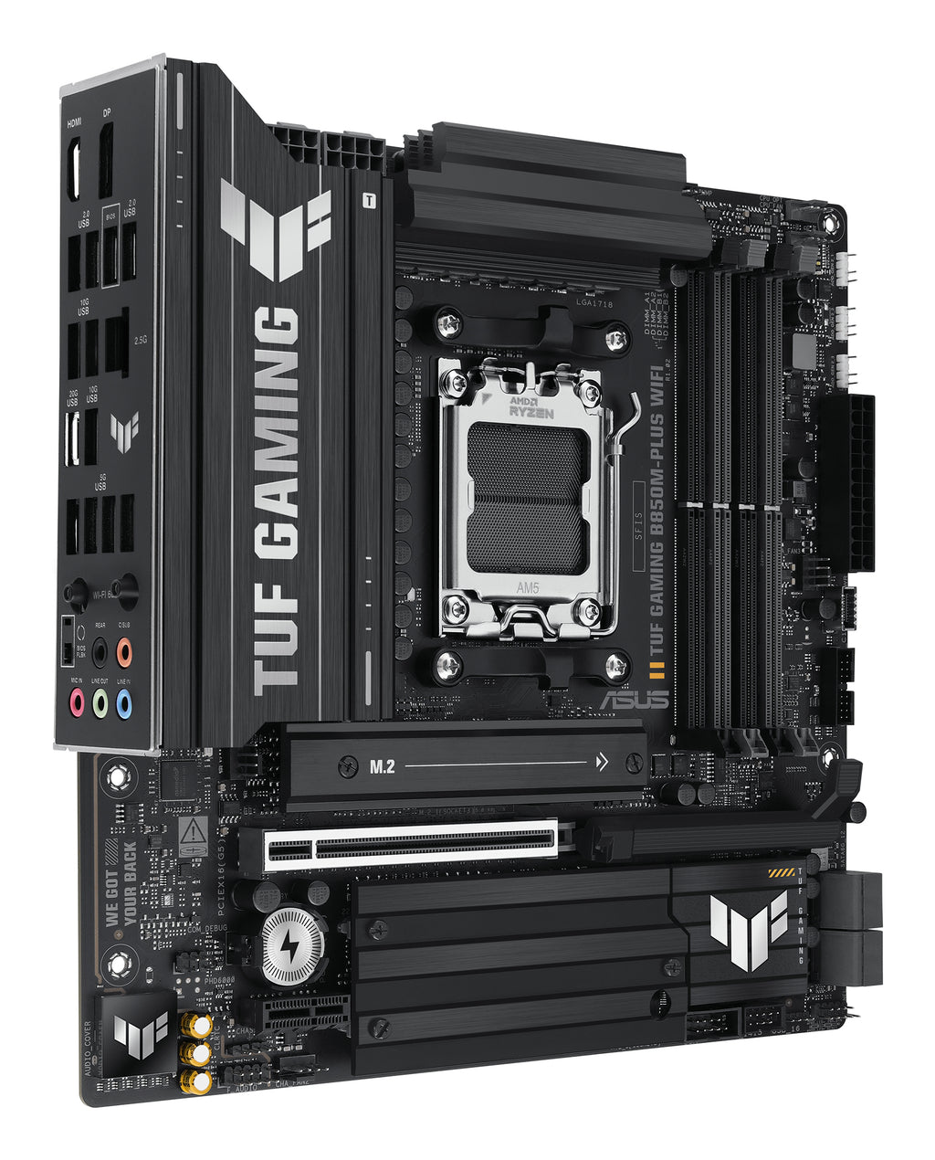 ASUS TUF GAMING B850M-PLUS WIFI AMD B850 Emplacement AM5 micro ATX
