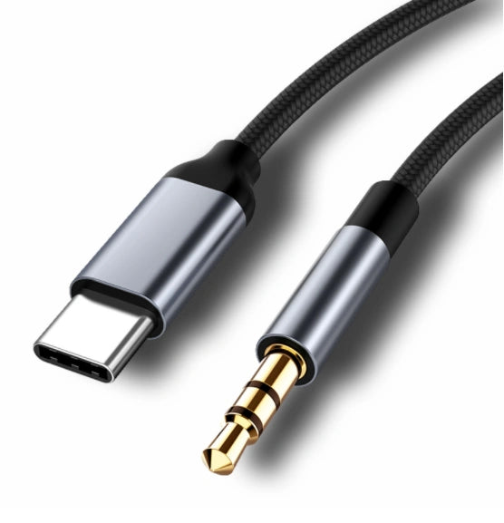 CÂBLE Adaptateur USB-C vers mini-jack 3,5 mm AUX DAC 1,5 m Zenwire ZC-19
