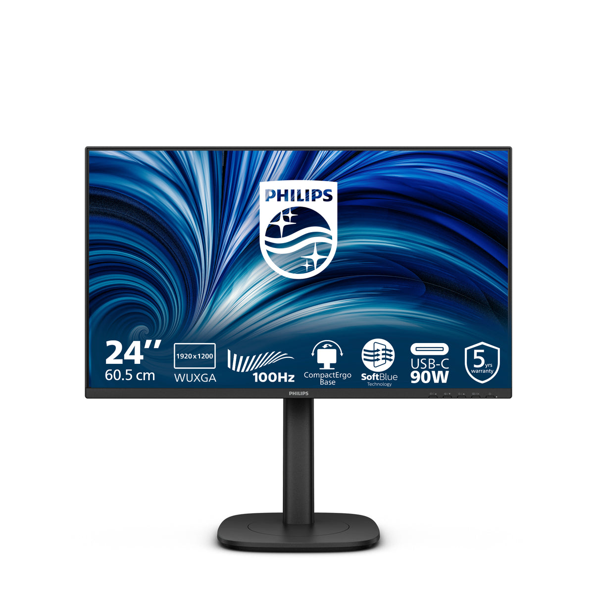 Philips 3000 series 24B2U3301D/00 Écran PC 24.1" WUXGA 1920 x 1200 LCD Noir