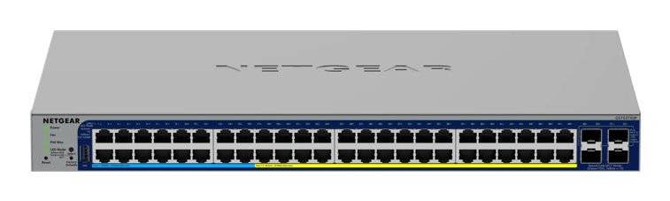 NETGEAR GS752TXUP Switch Gigabit Ethernet Géré 48 Ports PoE, Format 1U, Gris
