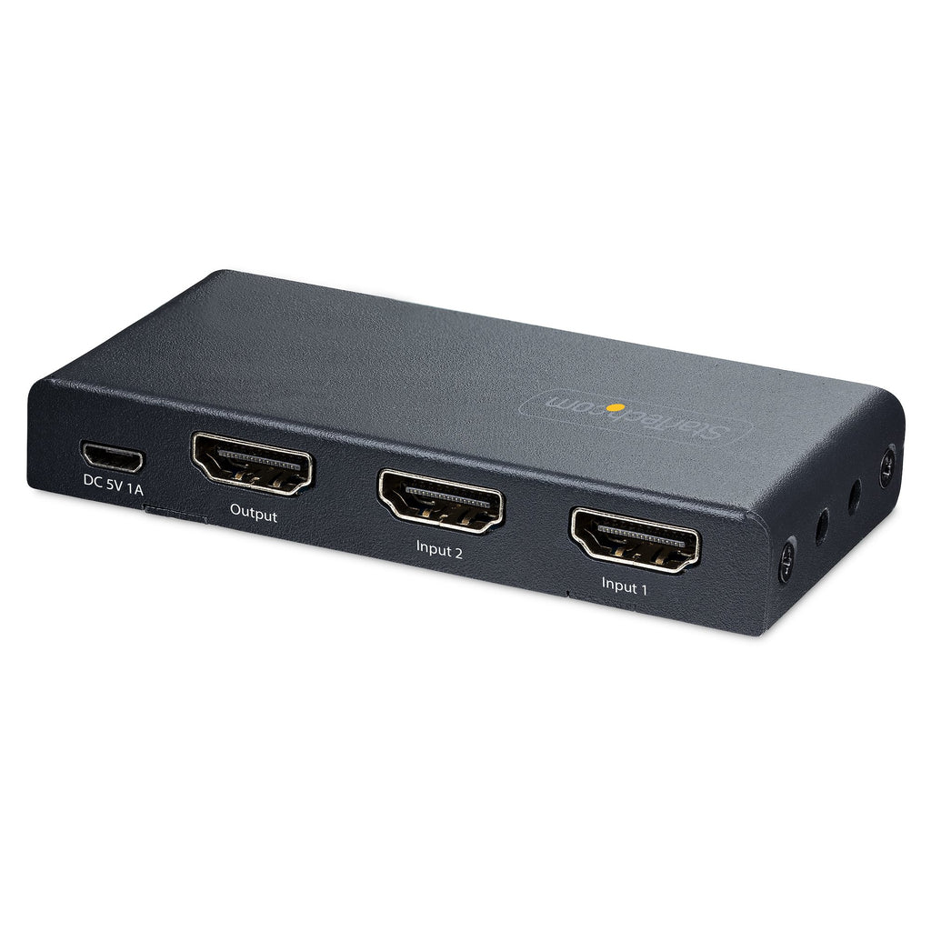 StarTech.com Switch HDMI 8K 2 Ports HDMI 2.1 4K 120Hz HDR10+ 8K 60Hz UHD 2 Entrées 1 Sortie avec Télécommande