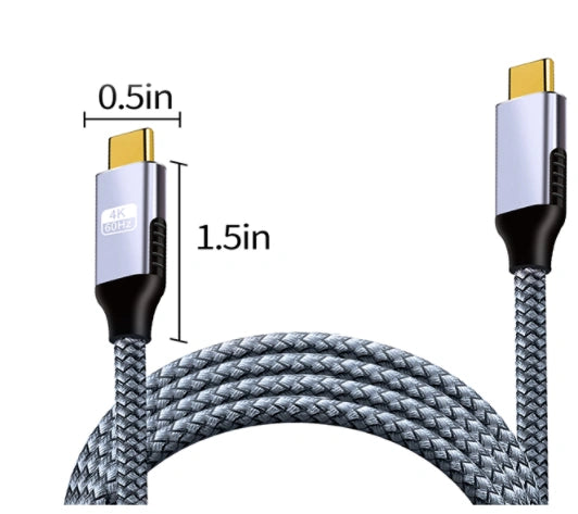 Câble Thunderbolt 3 USB-C 4K 60 Hz 10 Gb/s 100 W AV 2 m Zenwire ZC-8