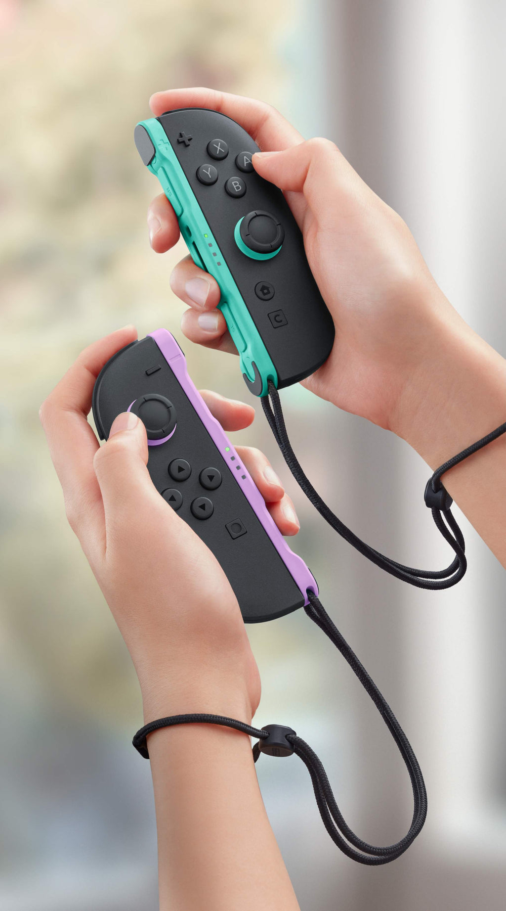 Nintendo Joy-Con 2 Noir, Vert clair, Violet Bluetooth Manette de jeu Analogique/Numérique Nintendo Switch 2