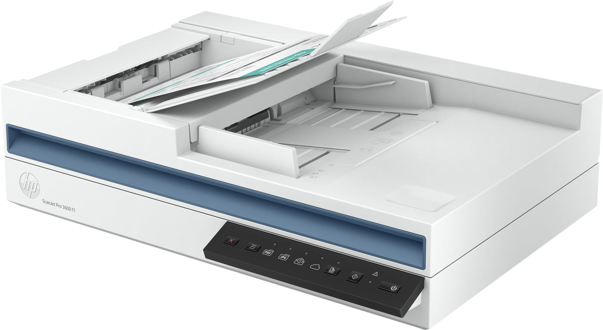 HP Scanjet Pro 3600 f1 Scanner à plat et chargeur automatique, 1200 x 1200 DPI, A4, Blanc