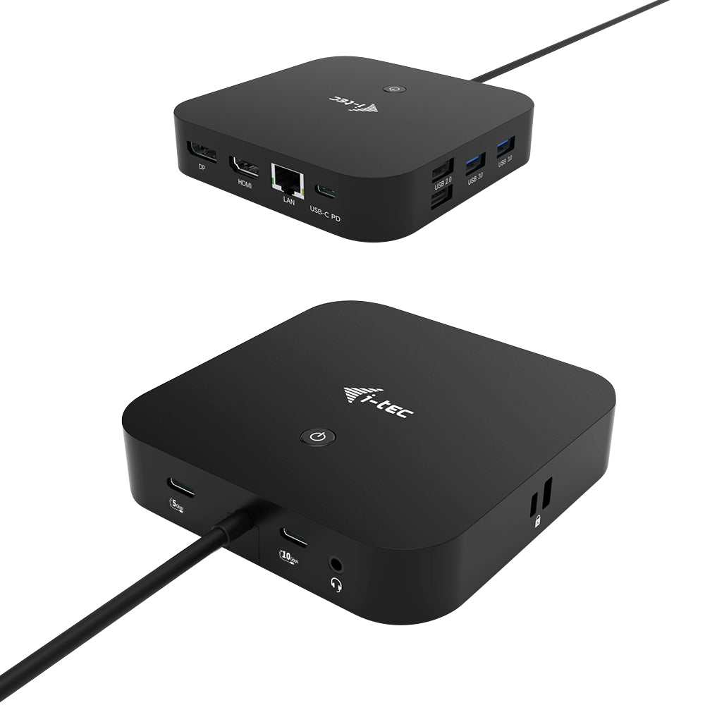 i-tec Station d'accueil USB-C HDMI DP avec Power Delivery 100W