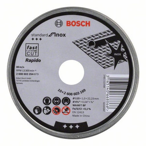 Bosch Bosch 2 608 603 254 accessoire pour meuleuse d'angle Disque de coupe