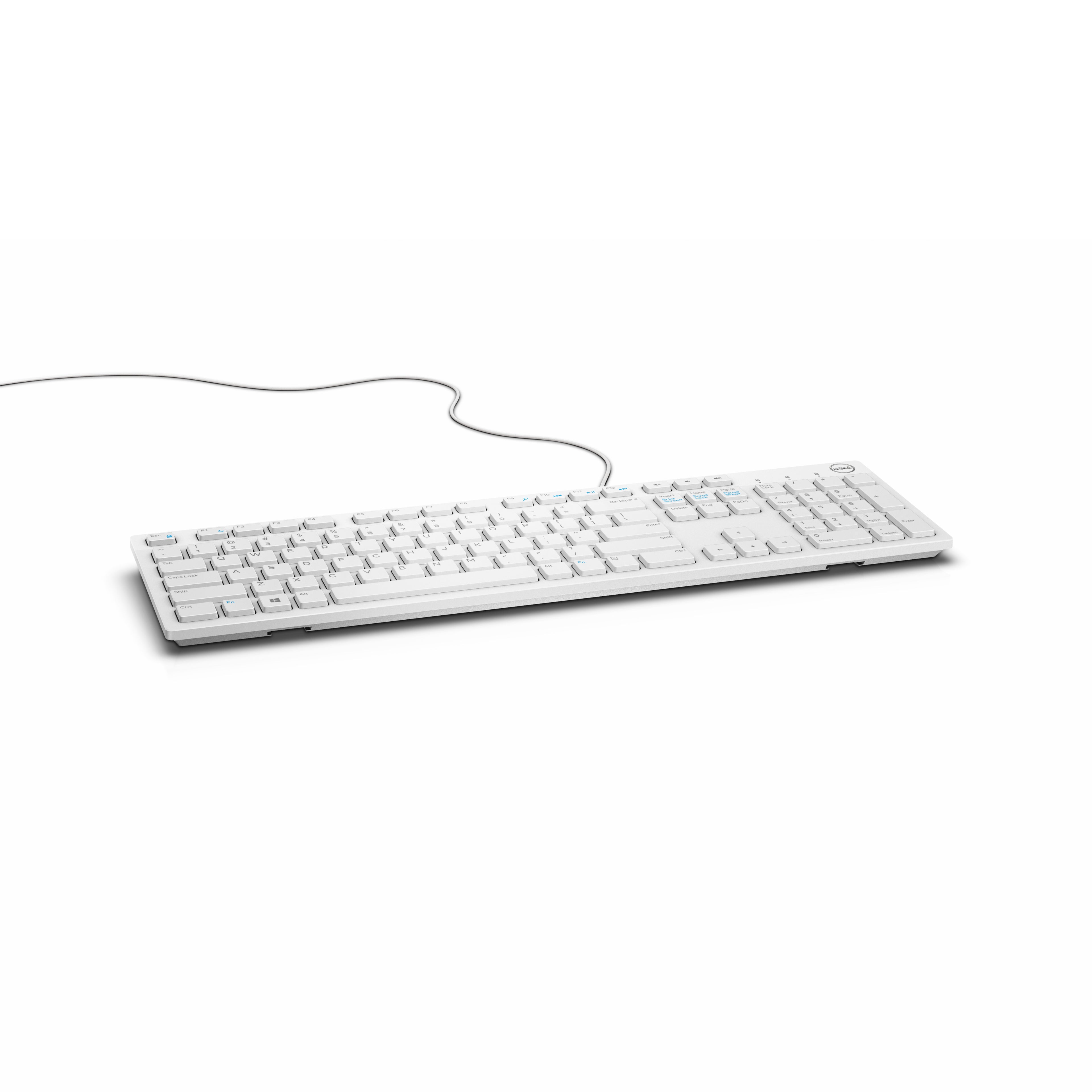 DELL Clavier filaire - KB216 - États-Unis international (QWERTY) - blanc