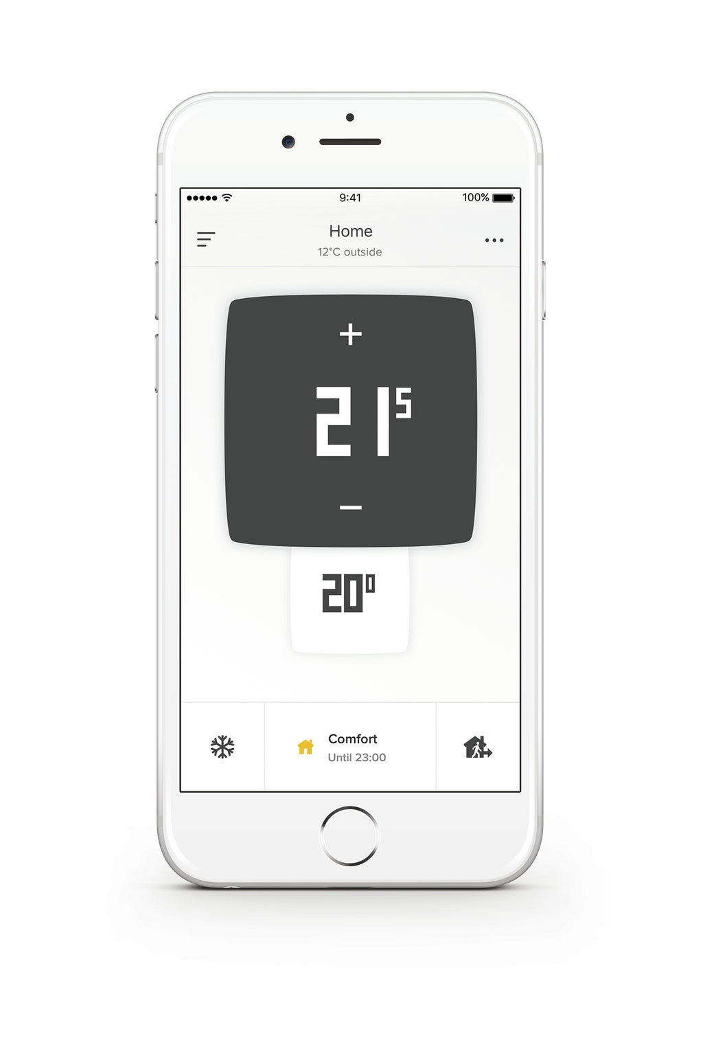 Netatmo thermostat RF Translucide, Blanc