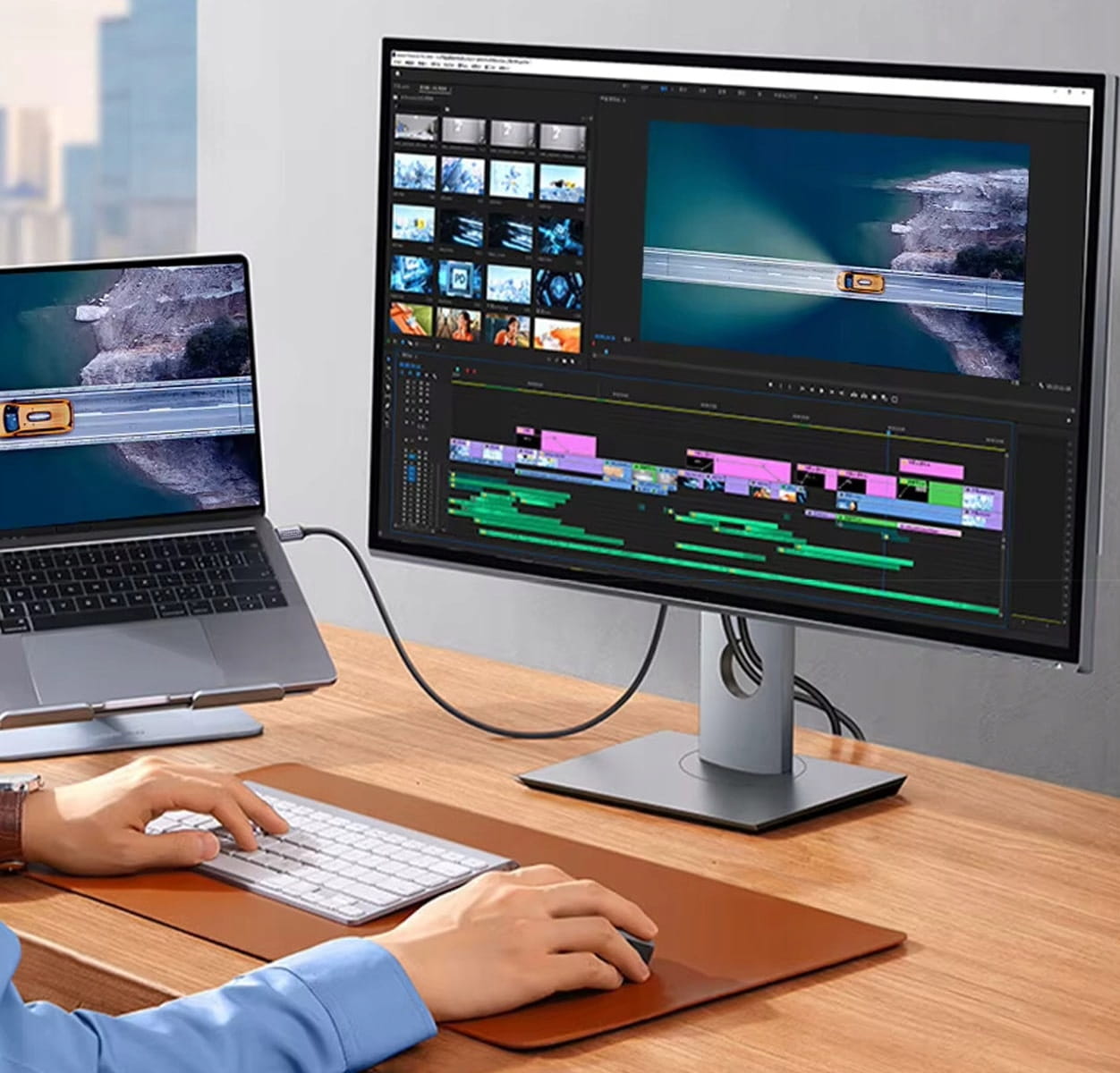 Câble DisplayPort 1.4 2K 4K 144 Hz 8K 60 Hz, de DisplayPort vers téléviseur, PC ou écran, 3 m, Zenwire ZC-14