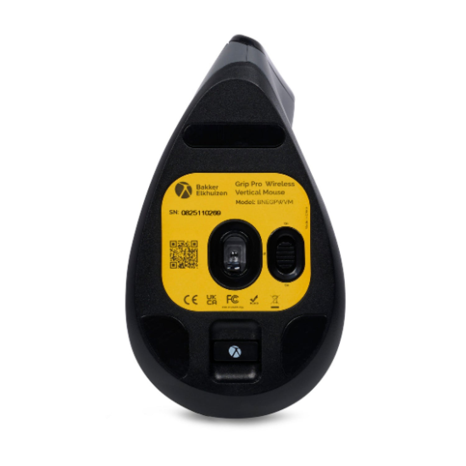 BakkerElkhuizen Grip Pro souris Bureau Droitier RF sans fil Optique 2400 DPI