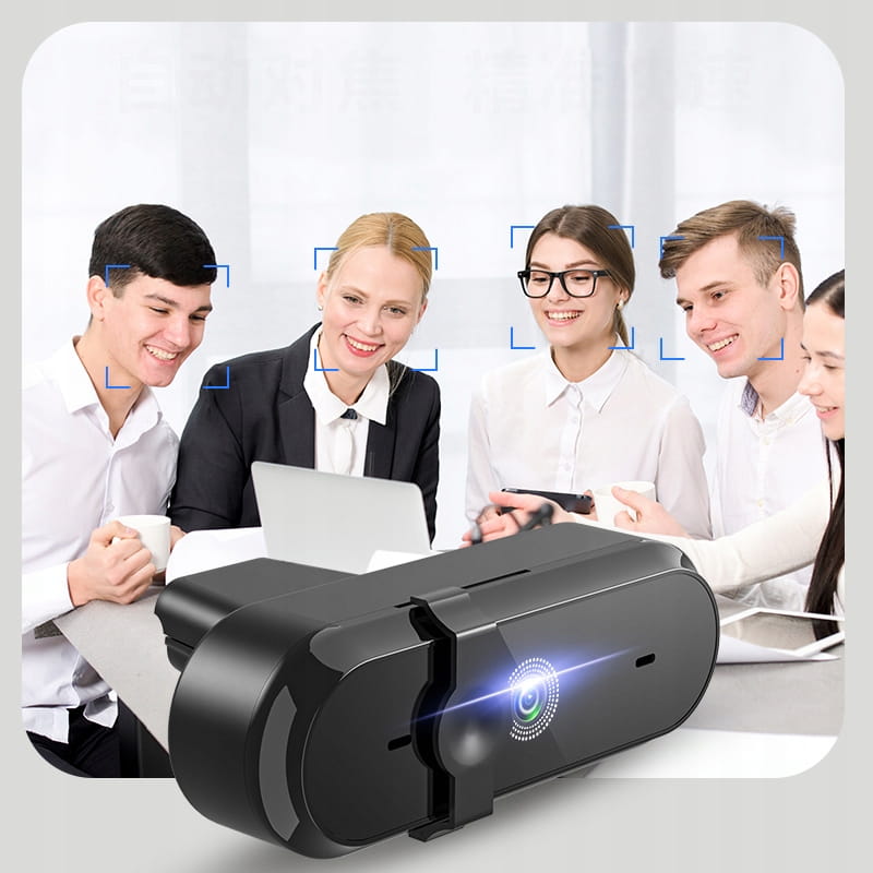 Webcam avec microphone pour ordinateur, USB 3.0, cache, Full HD 1080p, Zenwire W6