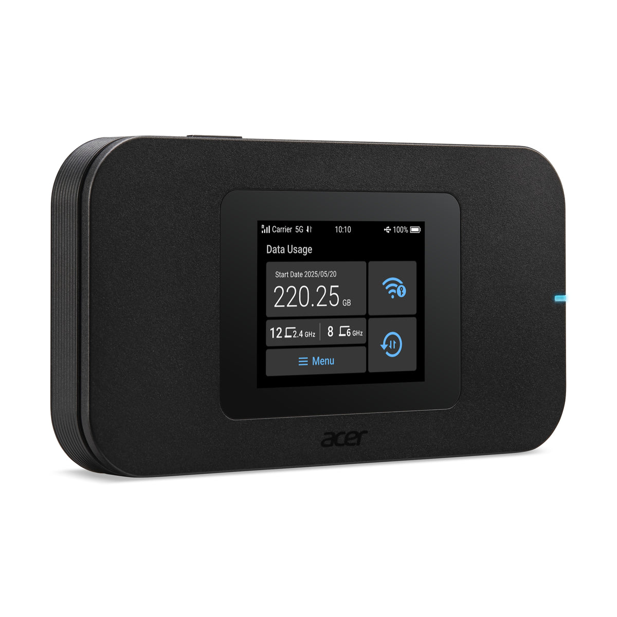 Acer Connect Enduro M4D routeur sans fil Bi-bande (2,4 GHz / 5 GHz) 5G Noir