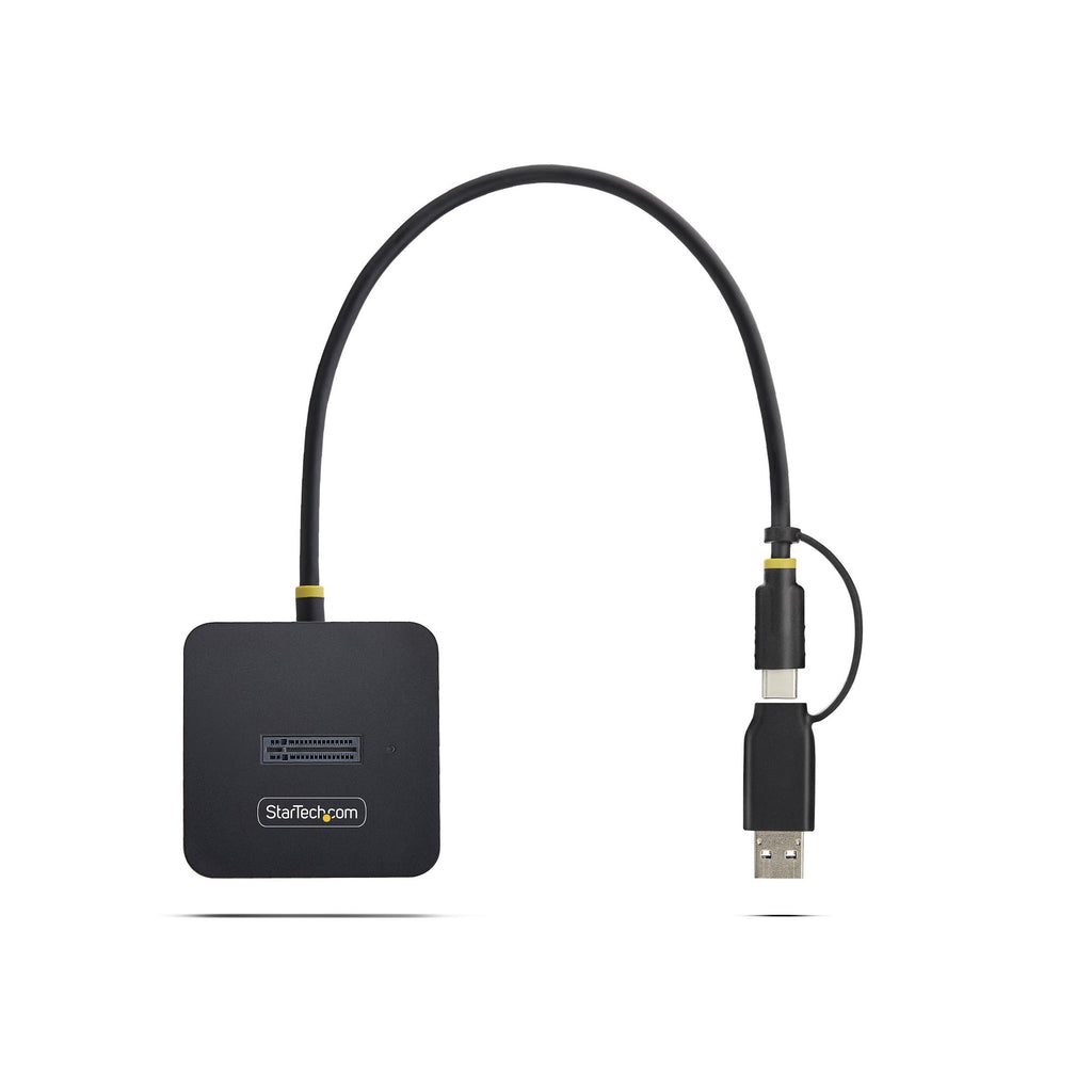 StarTech.com Adaptateur Dock USB-C/USB-A vers M.2 NVMe, 10 Gbps, Lecteur SSD Externe Sans Outil, B+M/M-Key