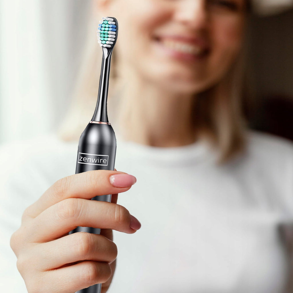 Brosse à dents électrique sonique magnétique pour enfants et adultes Zenwire 506