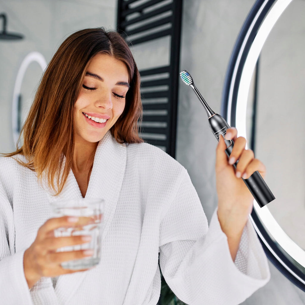Brosse à dents électrique sonique magnétique pour enfants et adultes Zenwire 506