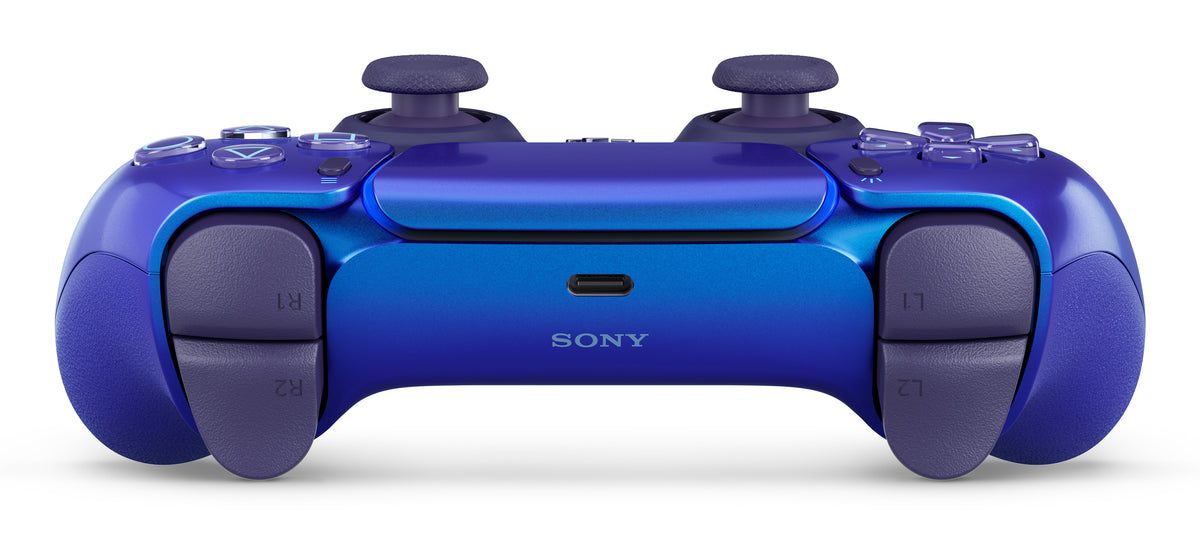 Sony DualSense V2 Manette PS5 Chrome Indigo avec Retour Haptique et Batterie Rechargeable