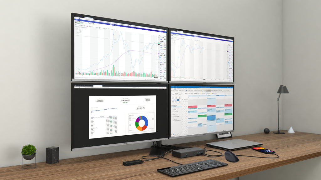 Station d'accueil USB-C Quattro Display avec Power Delivery 85W