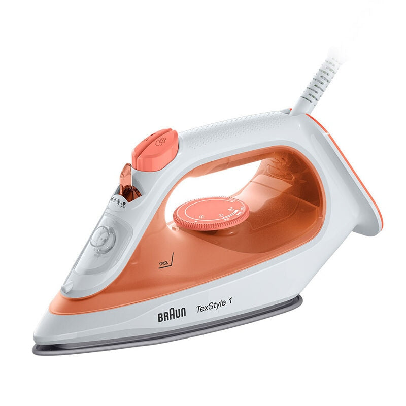 Braun TexStyle 1 SI1009OR Fer à vapeur Semelle anti-adhérente 1900 W Orange, Blanc - vue 5
