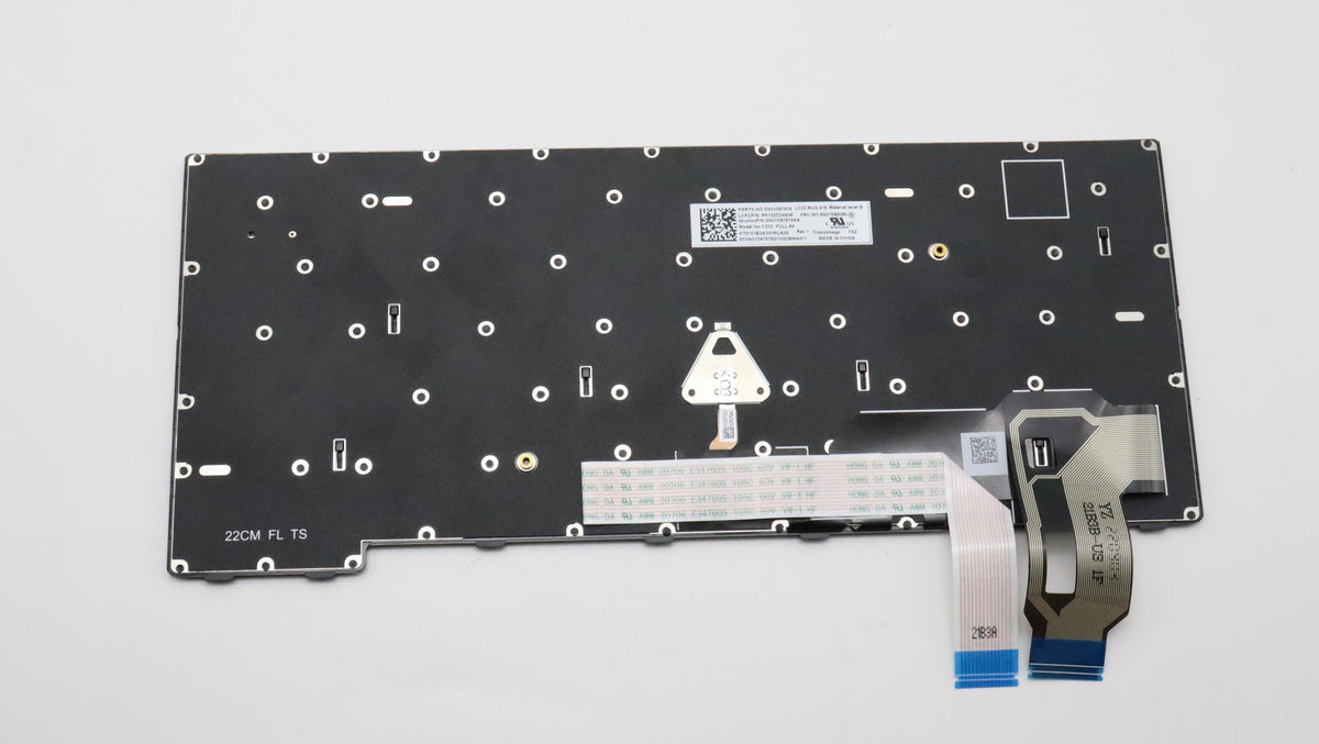 Clavier Compatible Référence 5N21D68257 Rétroéclairé Turc pour ThinkPad T14 Gen 3, Noir