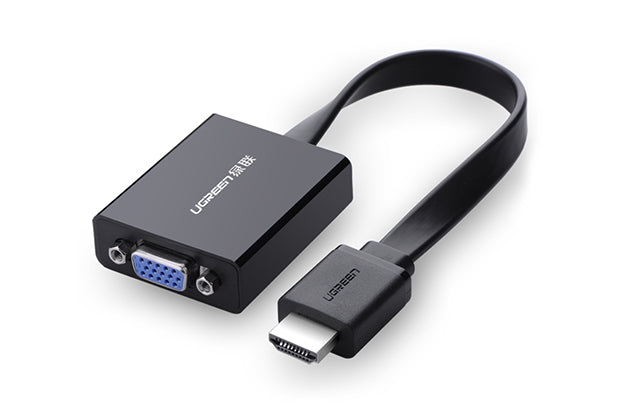 Ugreen 40248 câble vidéo et adaptateur 0,16 m VGA (D-Sub) HDMI + Micro-USB Noir
