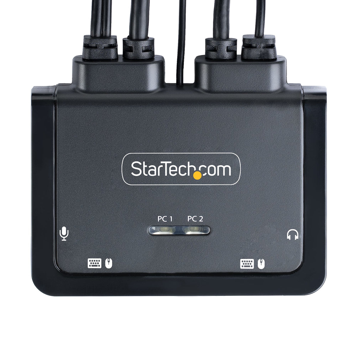 StarTech.com C2-H46-UAC-CBL-KVM Commutateur KVM HDMI 4K 60Hz USB-A et USB-C, Noir