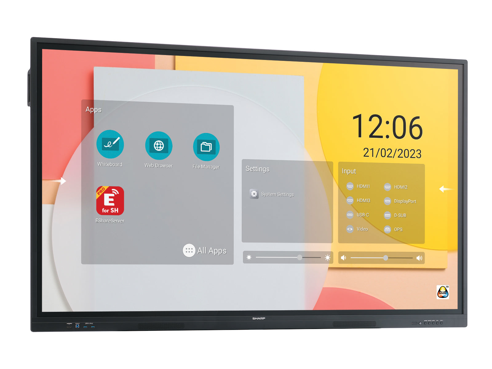 Sharp PN-LC652 165,1 cm (65") LCD 3840 x 2160 pixels 4K Ultra HD