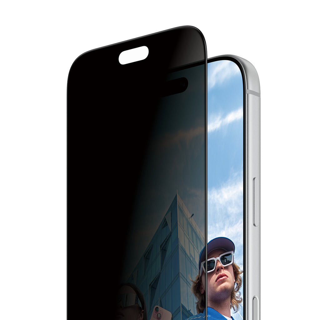PanzerGlass ® 2-Way Privacy Screen Protector iPhone 2026 Pro | Ultra-Wide Fit w. FASTFIT IN-A-BOX Protection d'écran tra