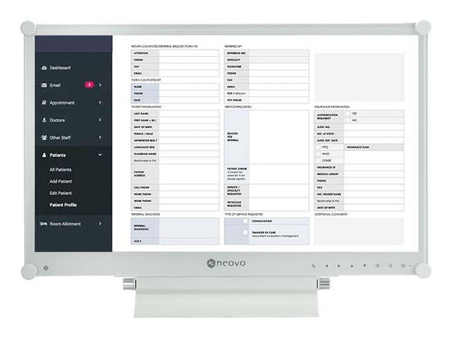 AG Neovo MX-2402 Écran PC 23.8" Full HD LED Blanc