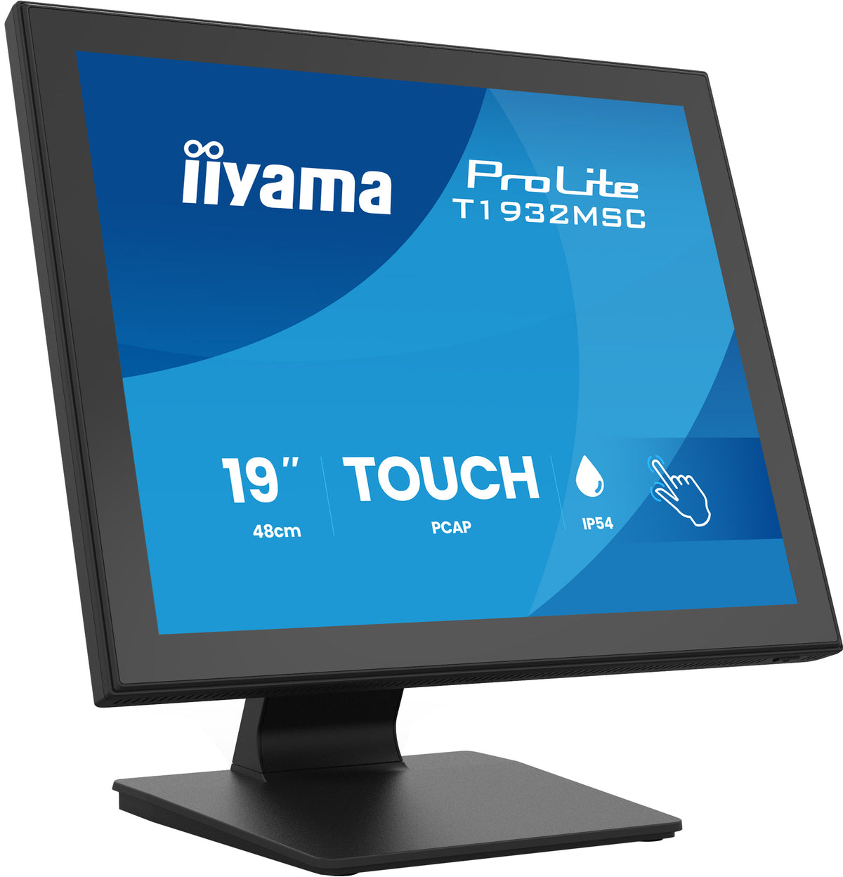 iiyama ProLite T1932MSC-B2S écran plat de PC 48,3 cm (19") 1280 x 1024 pixels SXGA LED Écran tactile Noir