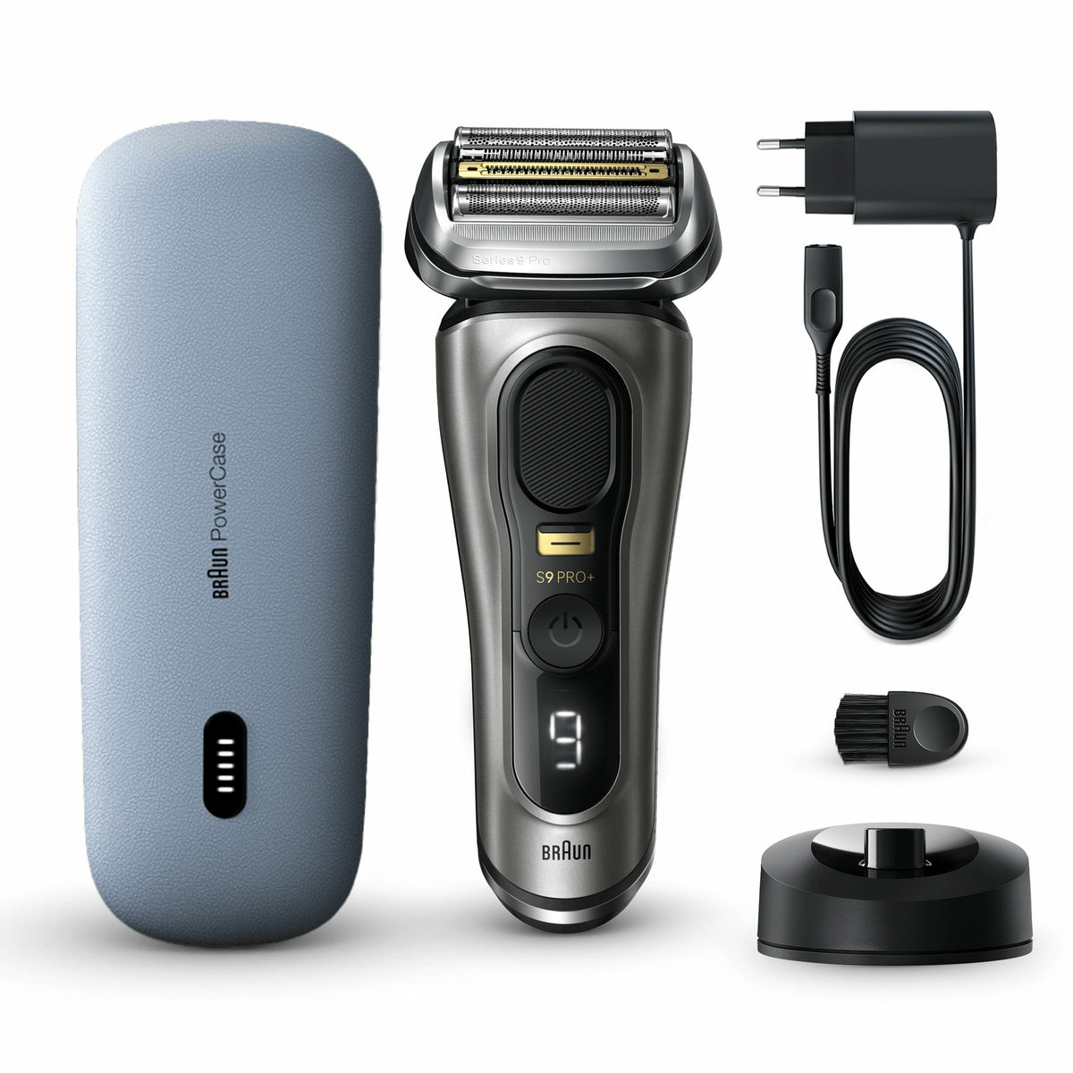 Braun Series 9 Pro+ 9525s Rasoir à Grille Wet & Dry, Métallique