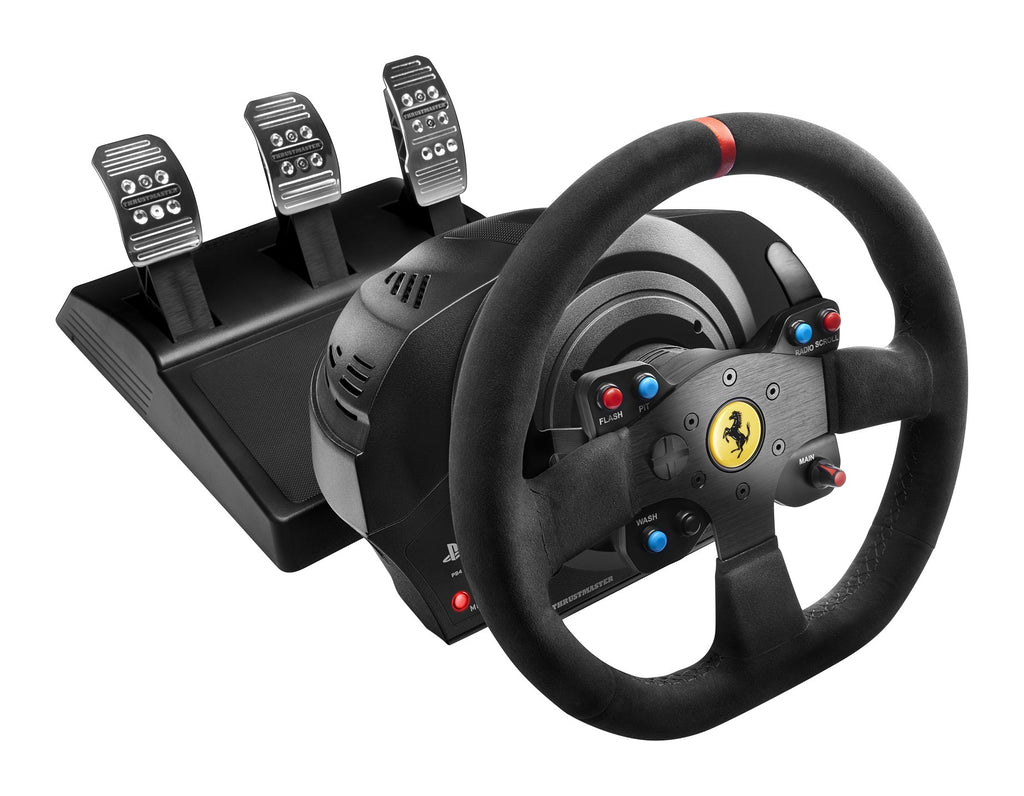 Thrustmaster T300 Ferrari Integral Racing Wheel Alcantara Edition Noir Volant + pédales Analogique/Numérique PC, PlayStation 4, Playstation 3
