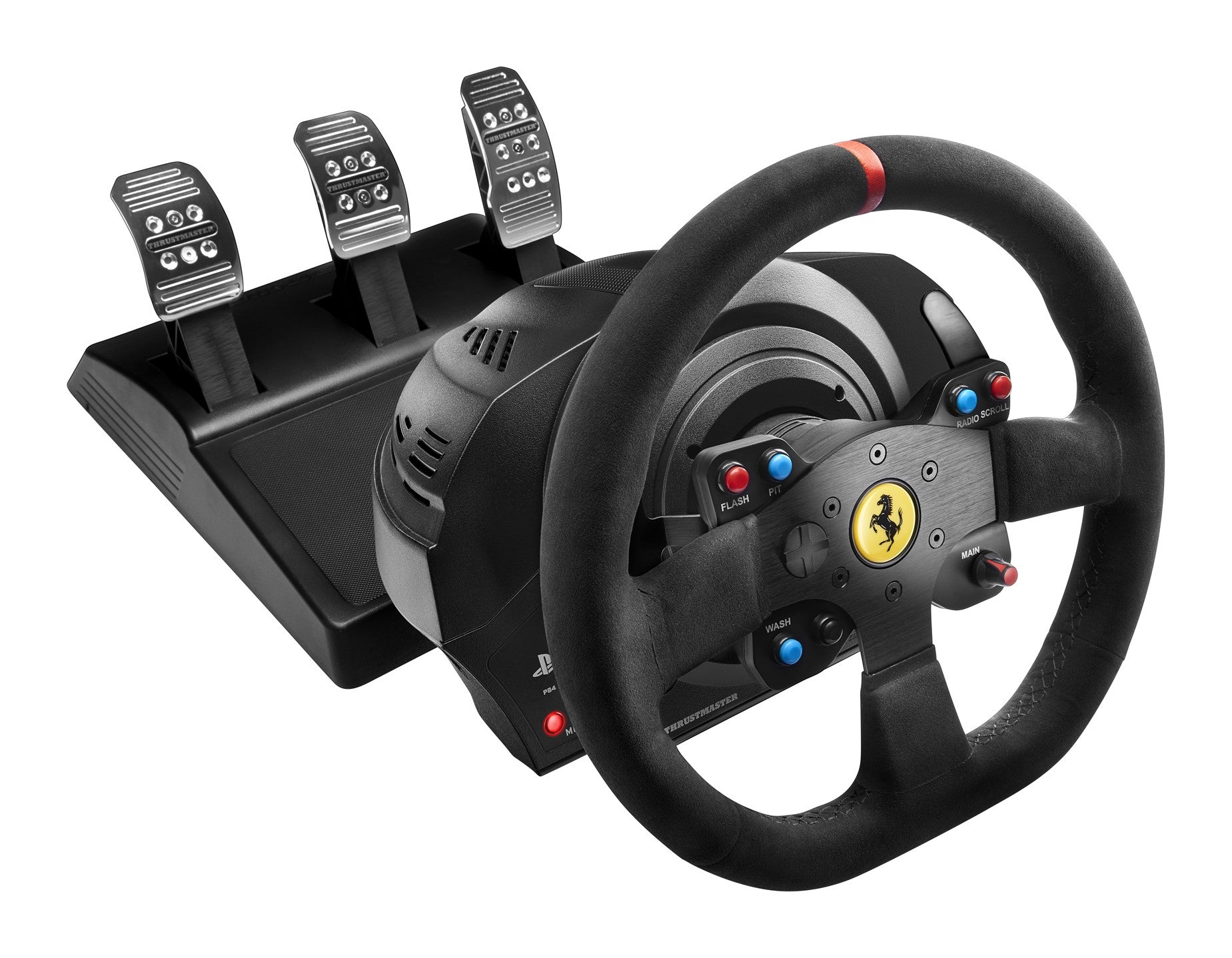 Thrustmaster T300 Ferrari Integral Racing Wheel Alcantara Edition Noir Volant + pédales Analogique/Numérique PC, PlayStation 4, Playstation 3