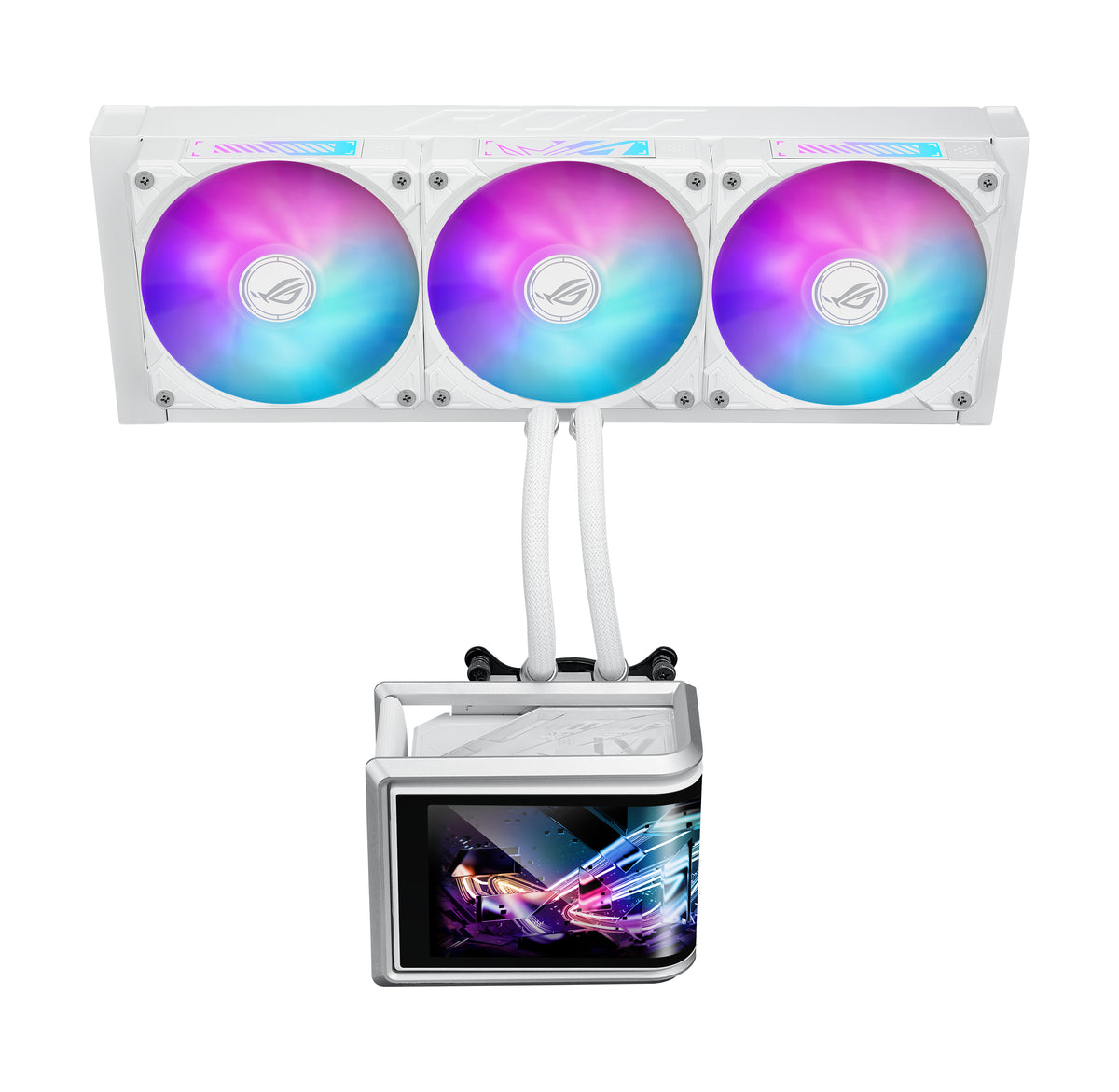 ASUS ROG Ryuo IV SLC 360 ARGB White Edition Refroidisseur de Liquide AIO 12 cm Blanc