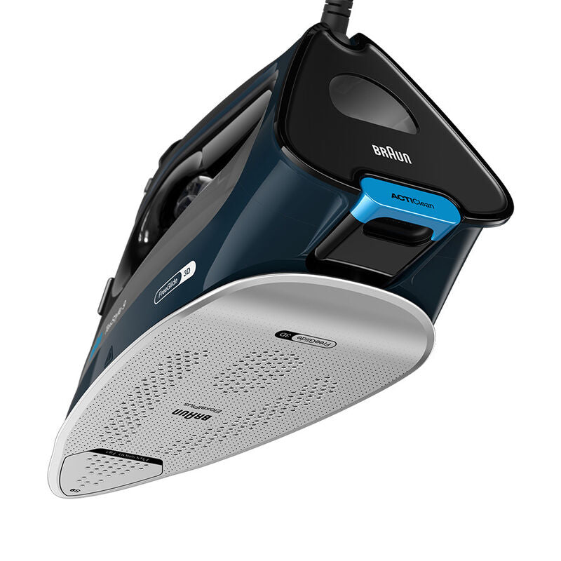 Braun TexStyle 9 0127409002 fer à repasser Fer à vapeur EloxalPlus soleplate 3200 W Bleu foncé