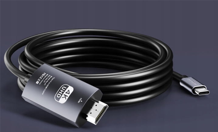Câble adaptateur USB-C 3.1 Type-C vers HDMI 4K MHL, 200 cm, Zenwire ZC-2