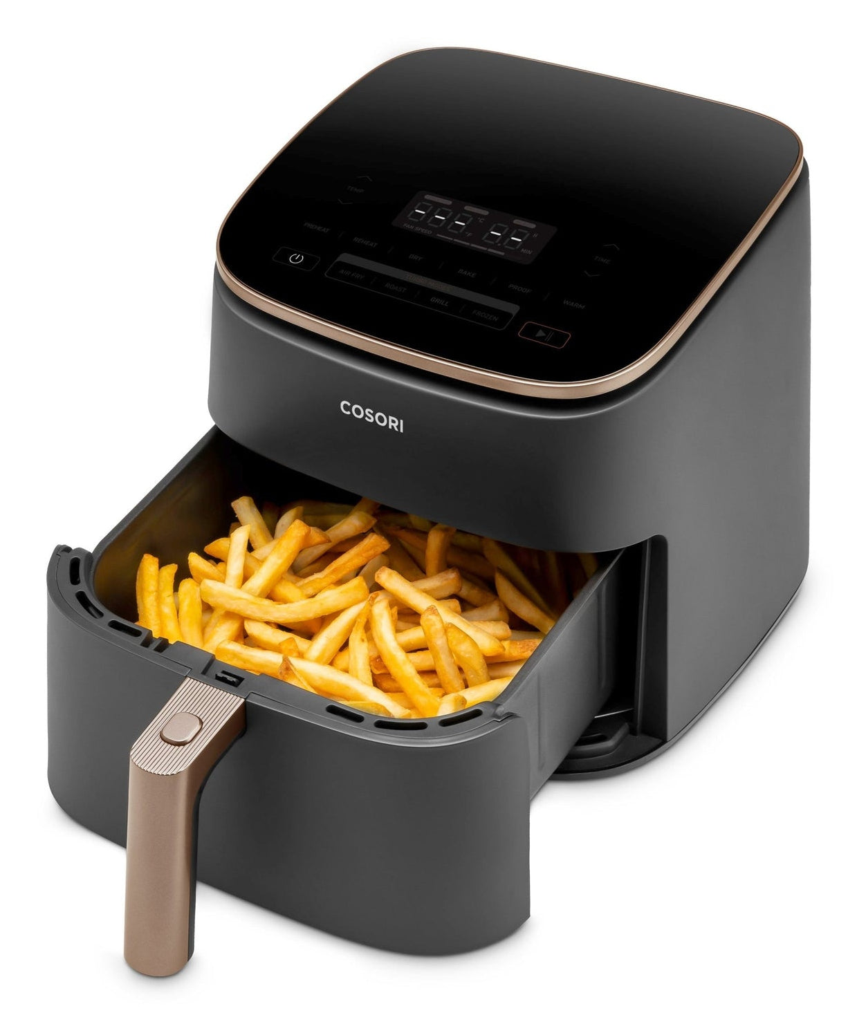 Cosori Turbo Blaze Chef Edition Unique 6 L Autonome 1725 W Friteuse d’air chaud Noir, Rose doré