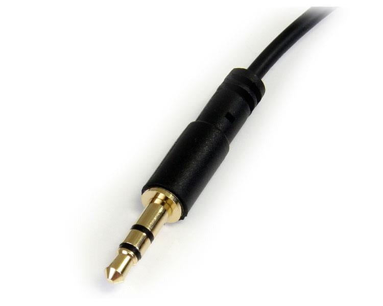 StarTech.com MU3MMSRA Câble Audio 3,5mm, 0,91 m, Noir