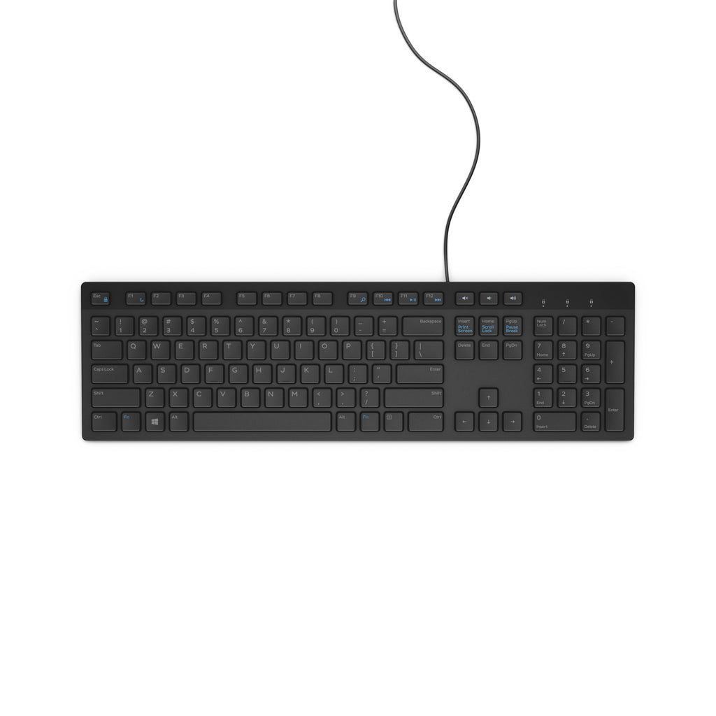 DELL Clavier filaire - KB216 - États-Unis international (QWERTY) - noir