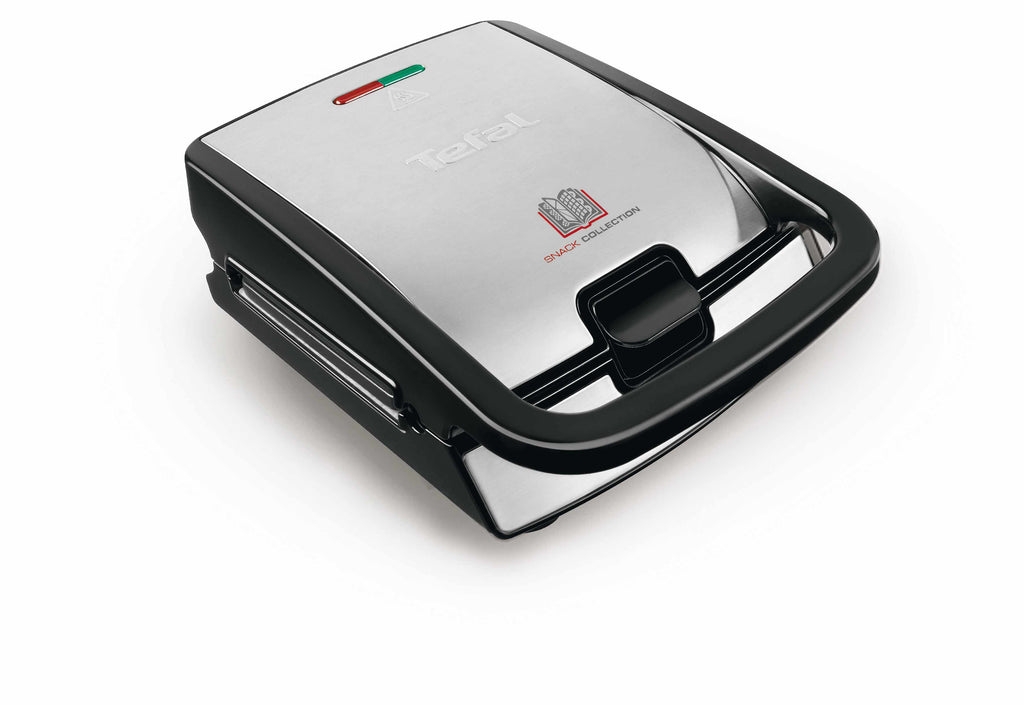 Tefal SW854D gaufrier et appareil à croque-monsieur 700 W Noir, Acier inoxydable
