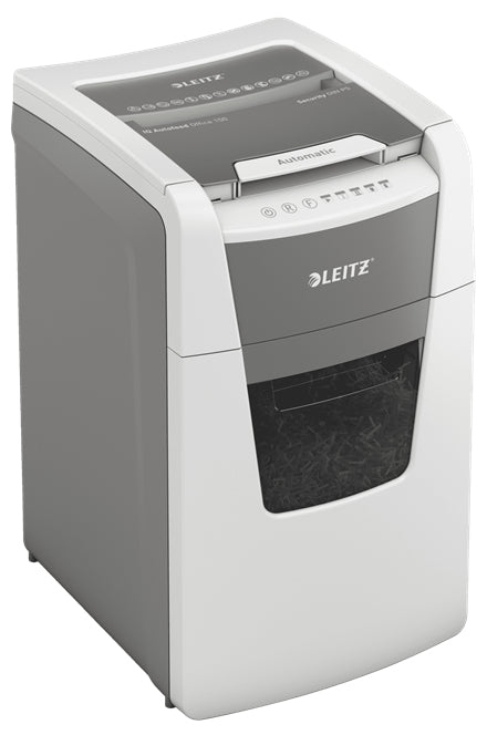 Leitz 80140000 Destructeur de Papier Micro-broyage, 44L, 55 dB, Gris et Blanc