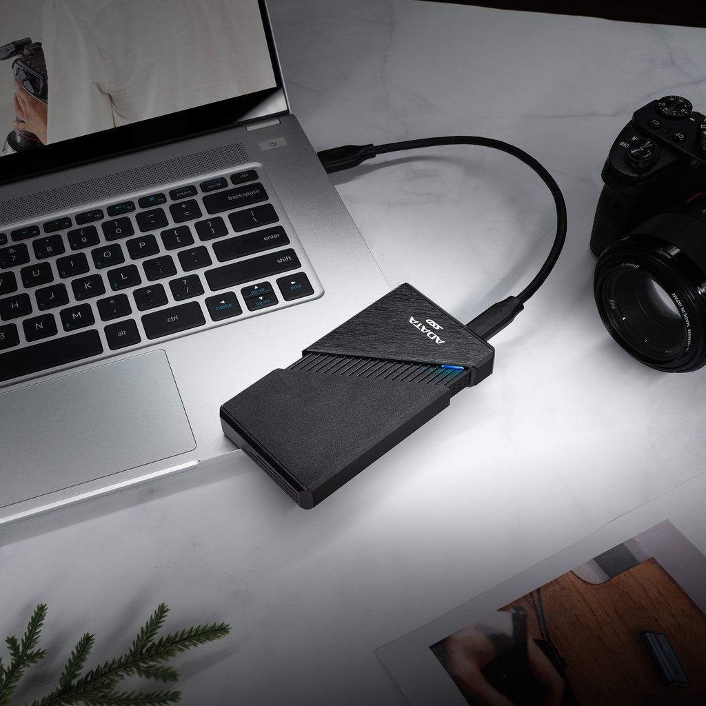 ADATA SE920 SSD Externe 1 To Thunderbolt USB Type-C 3.2 Gen 2, Noir