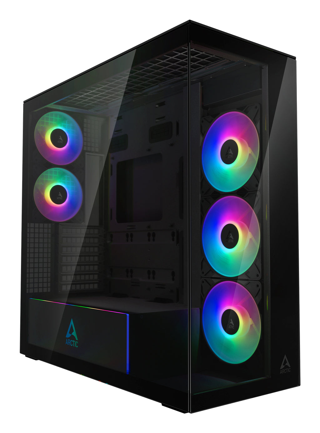 ARCTIC Xtender Black (Mirror Glass) Midi Tower Noir