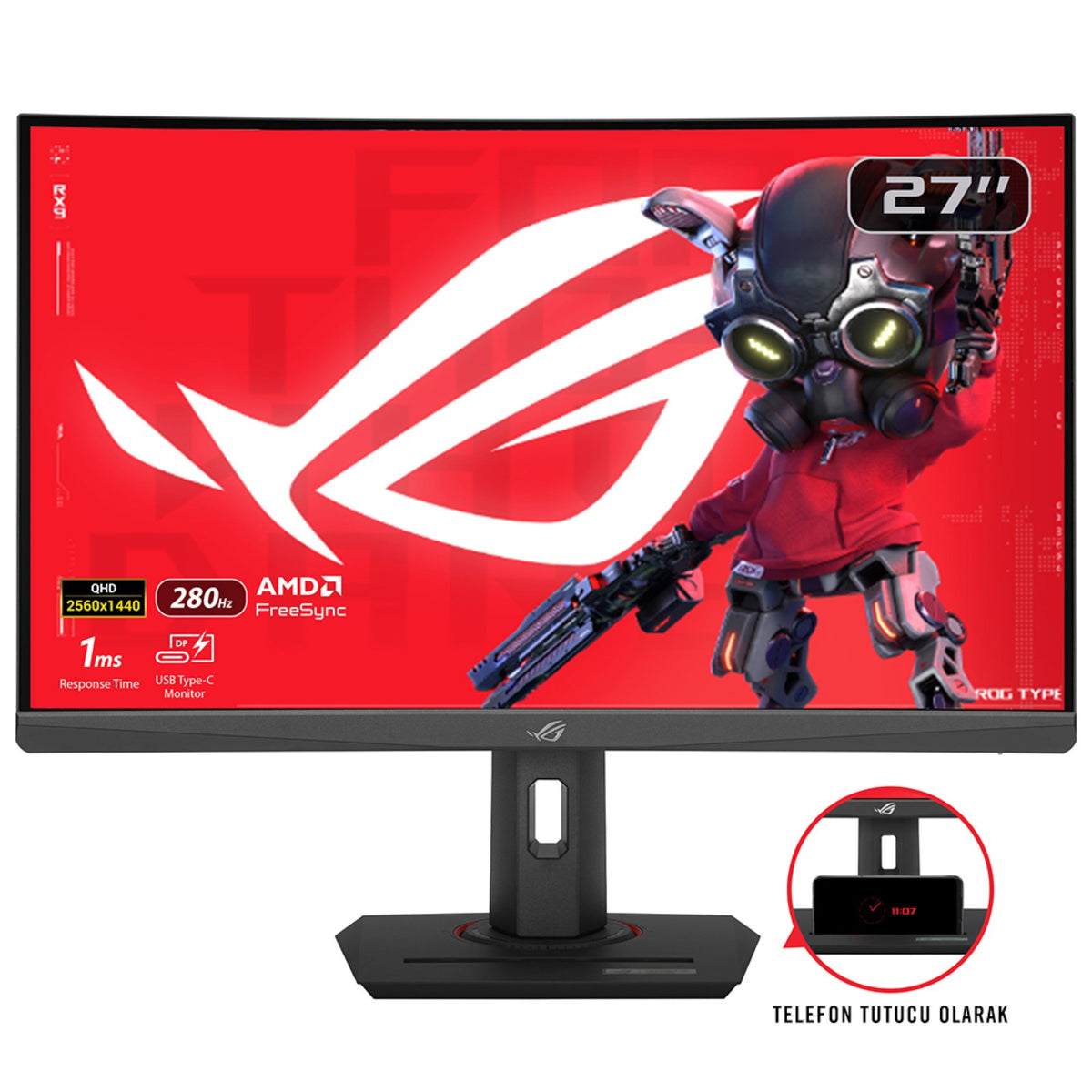 ASUS ROG Strix XG27WCMS Écran PC 27" Quad HD LCD 2560 x 1440 pixels Noir