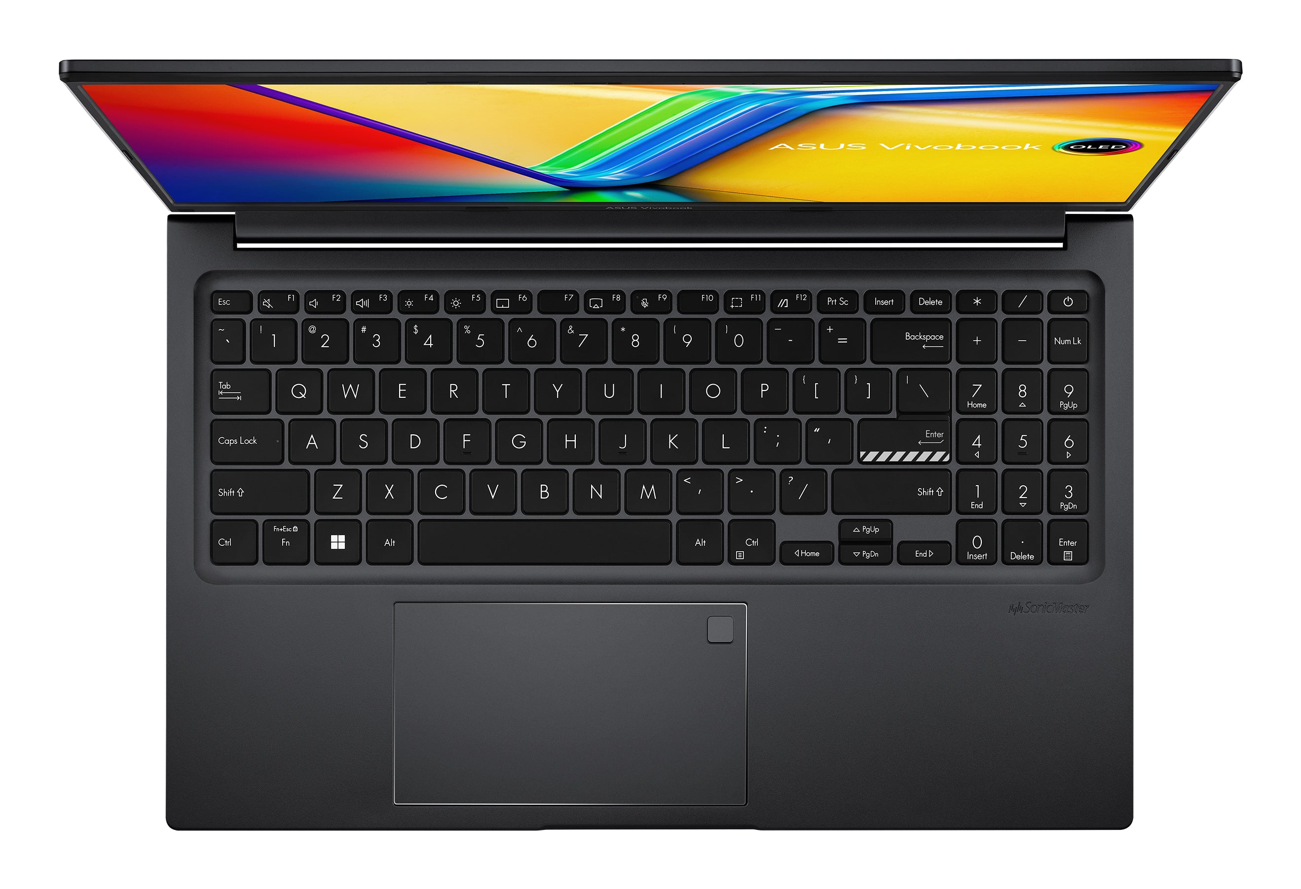 ASUS Vivobook 15 OLED D1505YA-MA347W laptop AMD Ryzen™ 7 7730U Ordinateur portable 39,6 cm (15.6") 2.8K 16 Go DDR4-SDRAM 1 To SSD Wi-Fi 6E (802.11ax) Windows 11 Home Noir